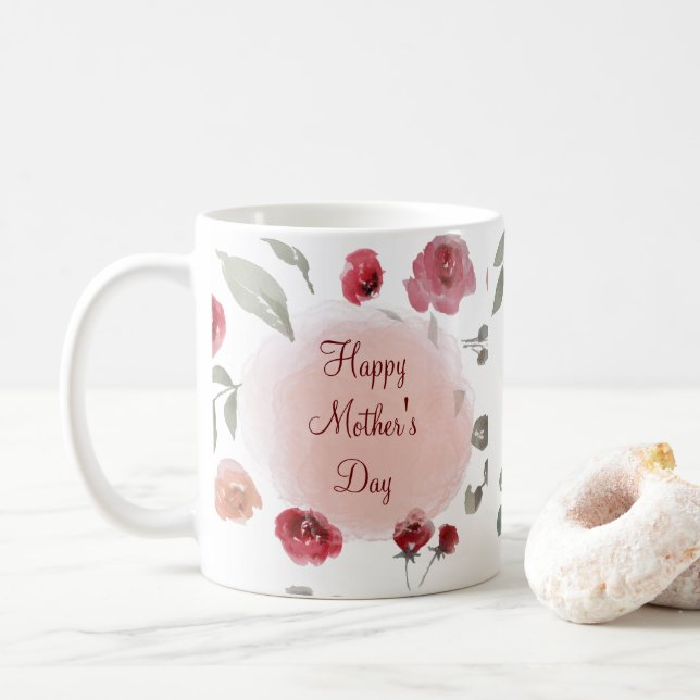 ROSE DER MUTTER-LIEBE KAFFEETASSE (Mit Donut)