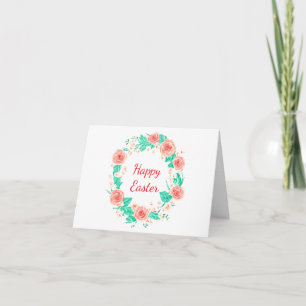 Rose der rosa Aquarell Karte