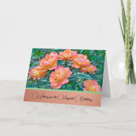 Rose der Schönheit - Geburtskarte Karte