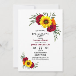 Rose der Sonnenblumen Einladung