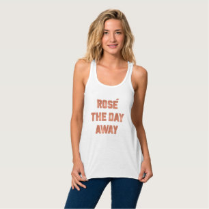 Rose ` der Tagesweise Wein-Spaß-Behälter in Tank Top