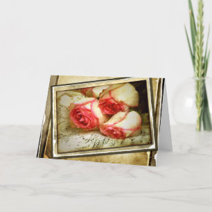Rose der Vintagen Mutter Karte