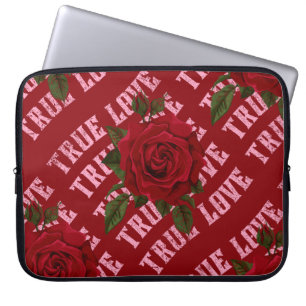 Rose der wahren Liebe Romantischer Valentinstag Laptopschutzhülle
