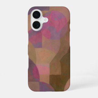 Rose der Wüste - Warme Abstrakte Geometrie iPhone 16 Hülle