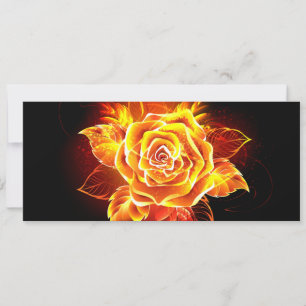 Rose des blühenden Feuers Ankündigung