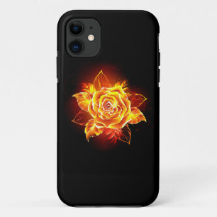 Rose des blühenden Feuers Case-Mate iPhone Hülle