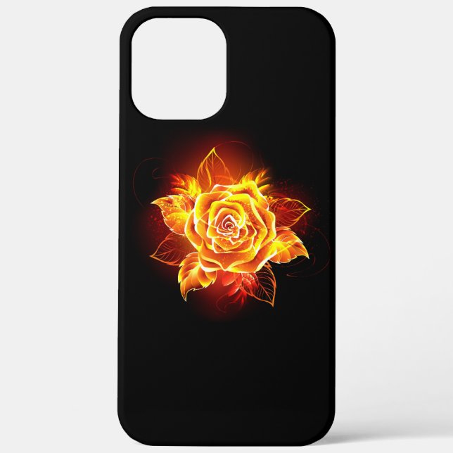 Rose des blühenden Feuers Case-Mate iPhone Hülle (Rückseite)