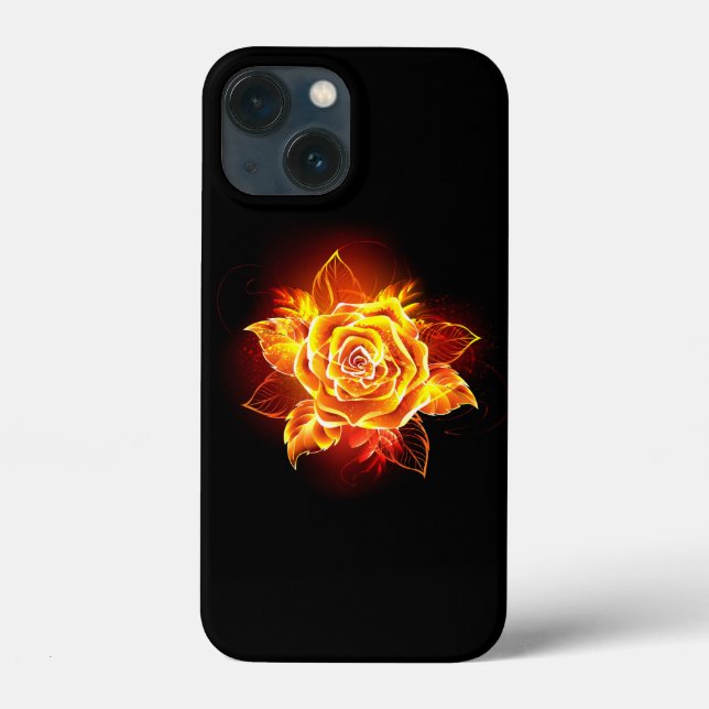 Rose des blühenden Feuers Case-Mate iPhone Hülle (Rückseite)