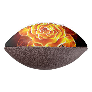 Rose des blühenden Feuers Football