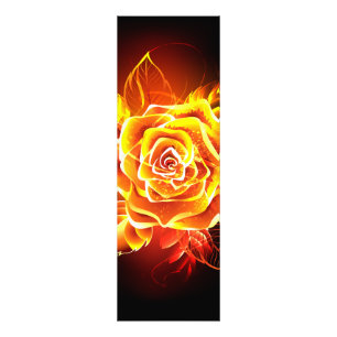 Rose des blühenden Feuers Fotodruck