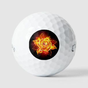 Rose des blühenden Feuers Golfball
