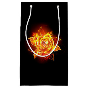 Rose des blühenden Feuers Kleine Geschenktüte
