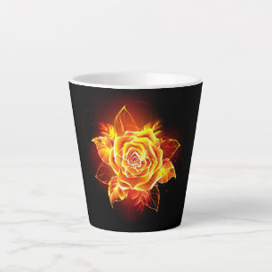 Rose des blühenden Feuers Milchtasse