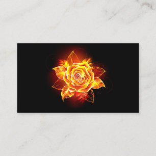 Rose des blühenden Feuers Rabattkarte