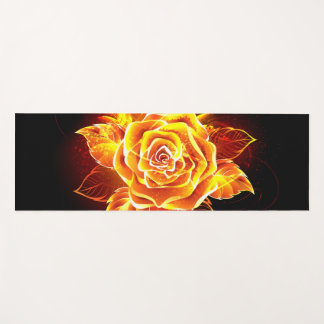 Rose des blühenden Feuers Yogamatte