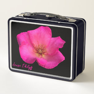 Rose des Fertigpens - Personalisiert Metall Brotdose