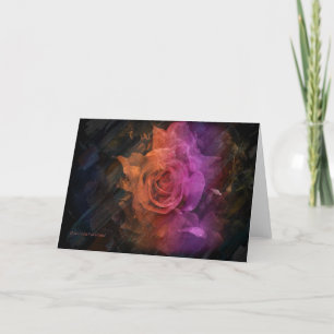 Rose des Gedenktages Feiertagskarte