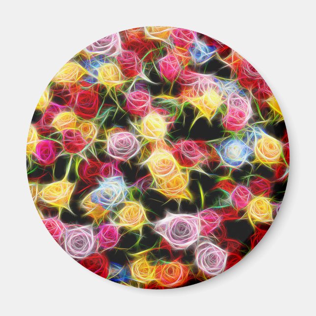 Rose des Gefühls Magnet (Vorne)