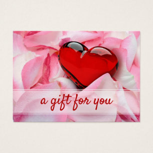Rose des Glasherzes Petals Valentinstag Geschenkka