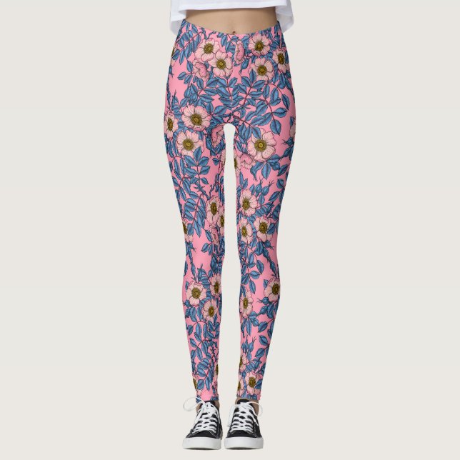 Rose des Hundes Leggings (Vorderseite)