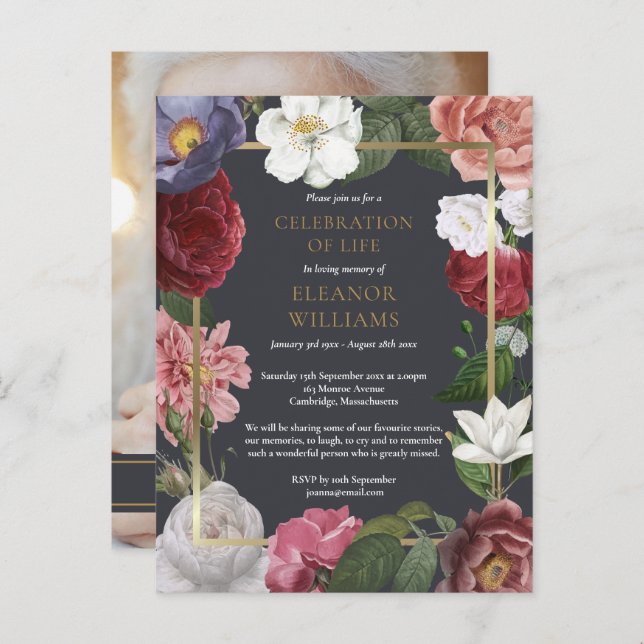 Rose des Lebens Blumenkohl Foto Ankündigungspostkarte (Vorne/Hinten)