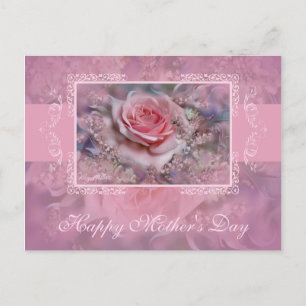 Rose des Muttertags Postkarte