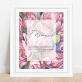 Rose des Peony - Erinnerungen mit der Braut Poster