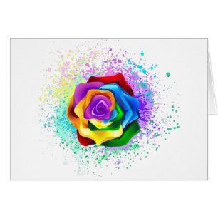 Rose des Regenbogens