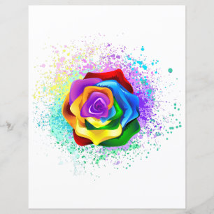 Rose des Regenbogens