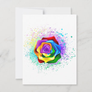 Rose des Regenbogens Ankündigung