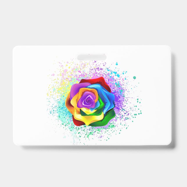 Rose des Regenbogens Ausweis (Vorderseite)