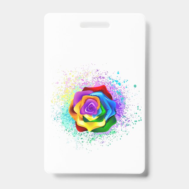 Rose des Regenbogens Ausweis (Vorderseite)