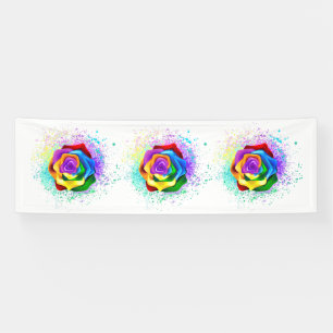 Rose des Regenbogens Banner
