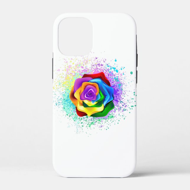 Rose des Regenbogens Case-Mate iPhone Hülle (Rückseite)