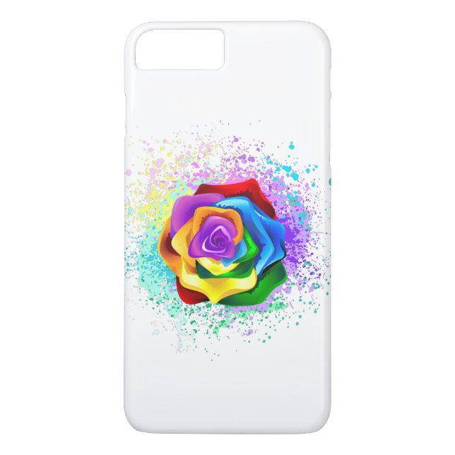 Rose des Regenbogens Case-Mate iPhone Hülle (Rückseite)