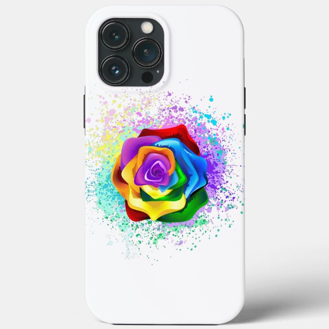 Rose des Regenbogens Case-Mate iPhone Hülle (Rückseite)