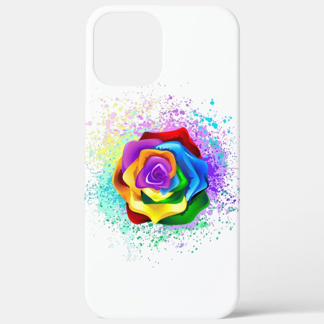 Rose des Regenbogens Case-Mate iPhone Hülle (Rückseite)