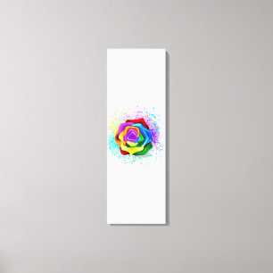 Rose des Regenbogens Leinwanddruck