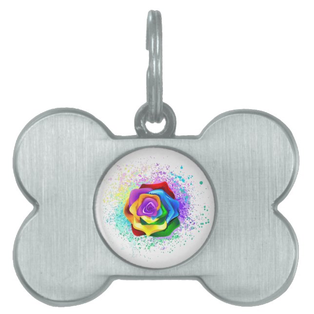 Rose des Regenbogens Tiermarke (Vorderseite)