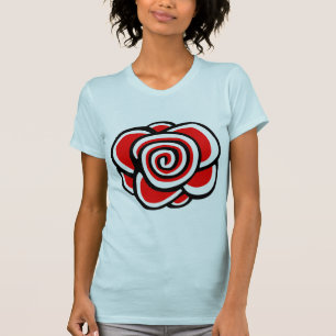 Rose, die - besonders angefertigt zeichnet T-Shirt