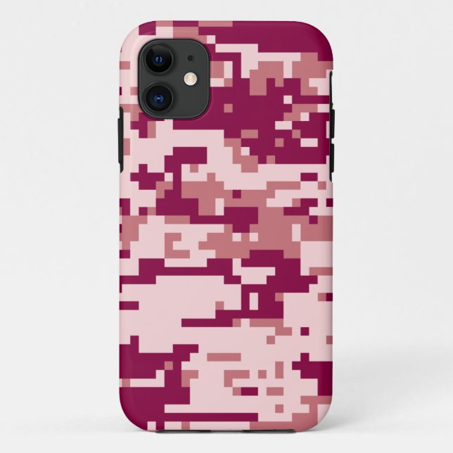Rose Digital-Tarnmuster Case-Mate iPhone Hülle (Rückseite)