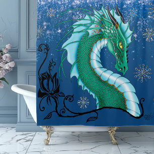 Rose Dragon Duschvorhang