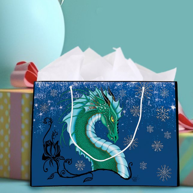 Rose Dragon Große Geschenktüte (Von Creator hochgeladen)