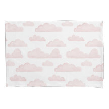 Rose Dreamtime Wasserfarben Wolken Pillowcase