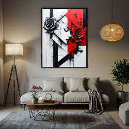 Rose Dualität Poster