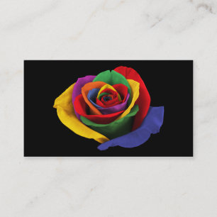Rose ein der verschiedenen Farbgeschäfts-Karten Visitenkarte