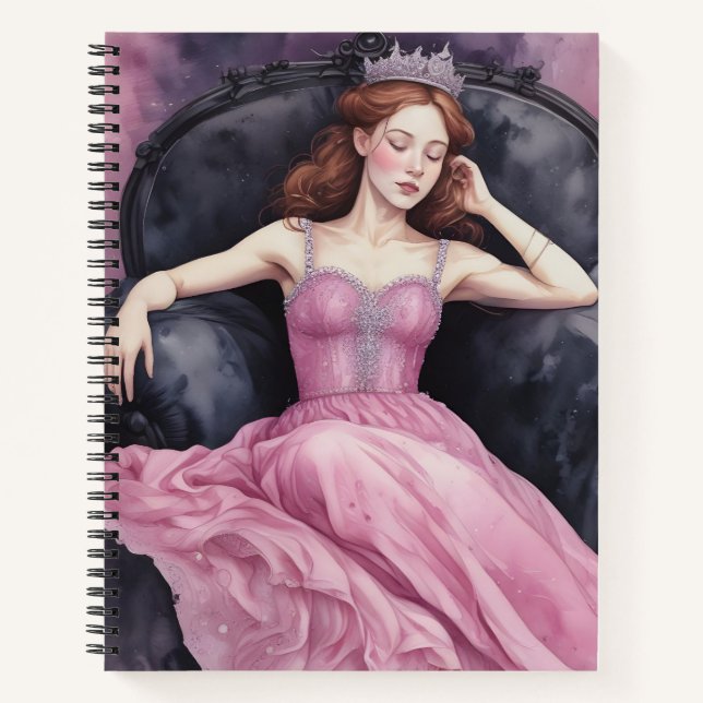 Rose Endormie Notizbuch (Vorderseite)