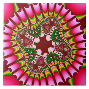 Rose Erdbeere Blume Fliese