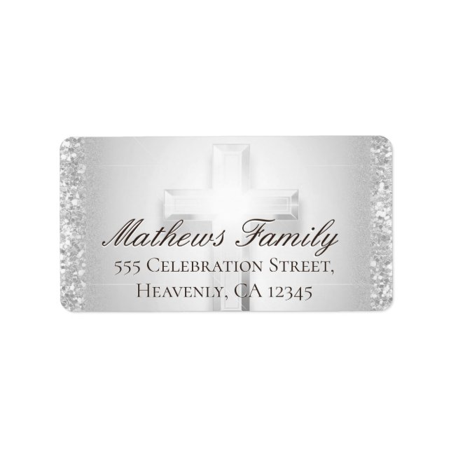 Rose | Etikett Adressaufkleber (Vorne)