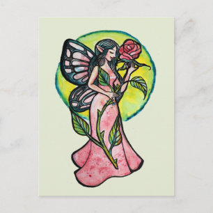 Rose Fairy Postkarte